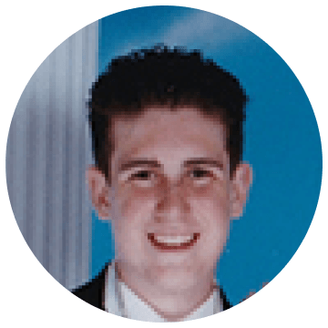 Old-school image of Steven, a Lojistic team member, from the company’s early history
