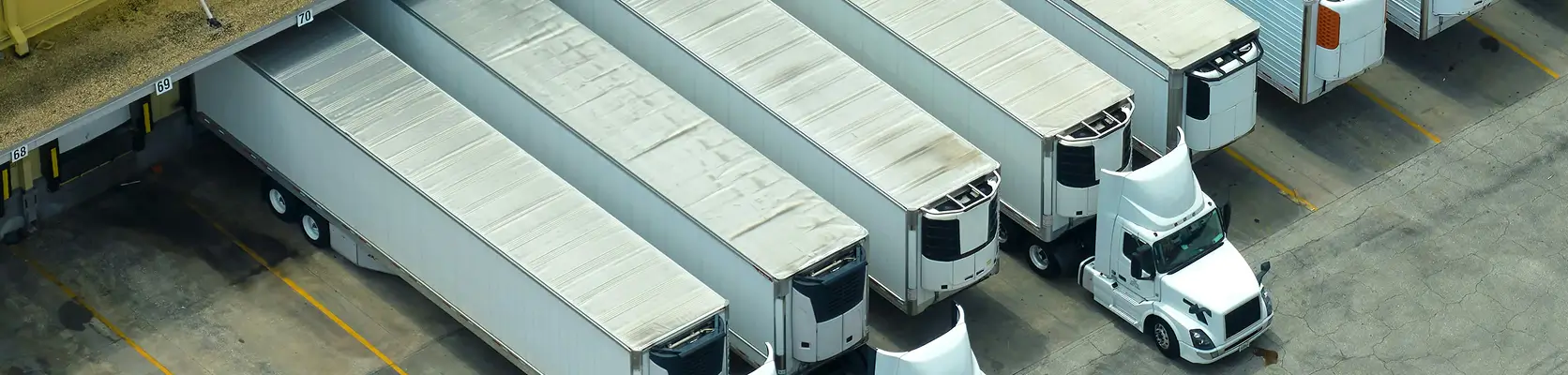 Image of trucks as a mode of freight transportation