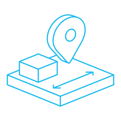 Map location indicator and range to help break shipments down by zone, class, and mileage with Lojistic sotfware.